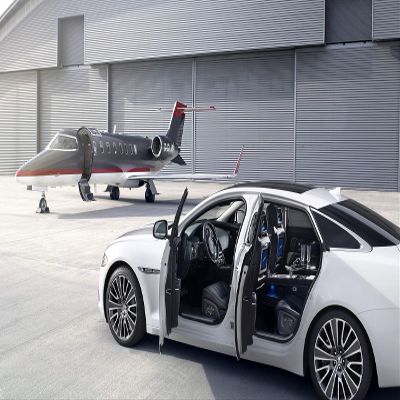 Iconic Arts Supercar Laminated Poster 24x36: Jaguar XJ Luxury Sports Car