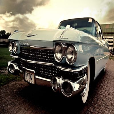 Iconic Arts Supercar Laminated Poster 24x36- Cadillac Eldorado Biarritz Classic Car Luxury