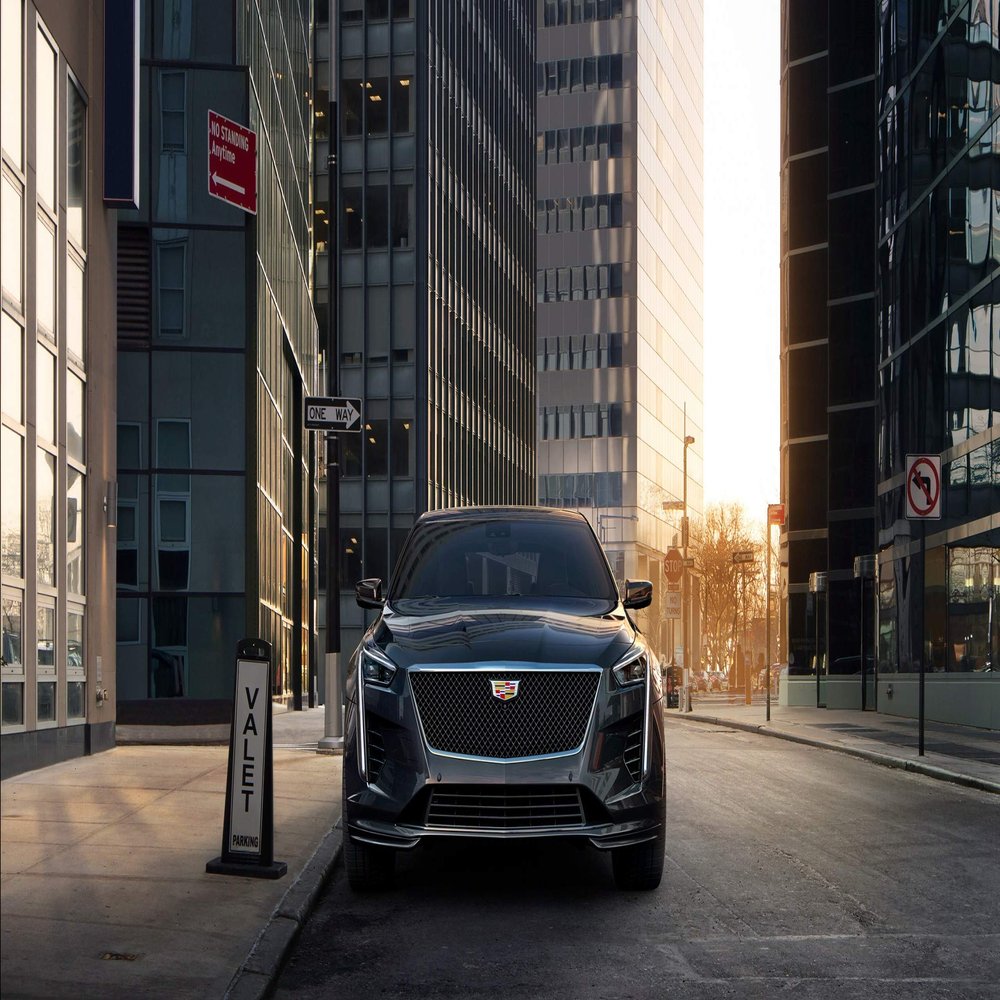 Iconic Arts Supercar Laminated Poster 24x36- Cadillac CT6-V Sports Car Luxury