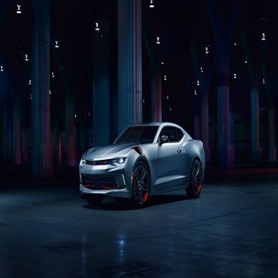 Iconic Arts Muscle Car Laminated Poster 24x36- Chevrolet Camaro 50th Anniversary Edition