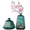 Glass Vase Home Living Room TV Cabinet Entrance Model Room Worktop Vase Dried Flower Simulation Flower Decoration Vase 40 x 18.5 x 8 cm, 28.5 x 24.5 x 7.5 cm, Pack of 2 view 3