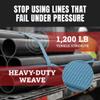 Cajun Tie Downs Pull Line 1/2 Inch, 1,200 lb, Flat Polyester Pulling Tape, Conduit Wire Pulling, Made in USA, Royal Blue, 1000 ft view 3