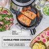 Crux 3QT Digital Air Fryer, Faster Pre-Heat, No-Oil Frying, Fast Healthy Evenly Cooked Meal Every Time, Dishwasher Safe Non Stick Pan and Crisping Tray for Easy Clean Up, Stainless Steel view 4
