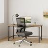 Space Seating 867 Series Adjustable Manager's Chair with Breathable Mesh Back, Lumbar Support and Padded Flip Arms, Black Fabric Seat with Silver Nylon Base view 2