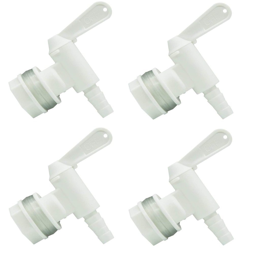 AquaNation Food Grade Safe BPA Free Plastic Bottling Beer Fermentation Bucket Keg Wine Barrel Spigot Spout Tap No Spill Faucet For Homebrew Wine Making Soda Carbonated Soft Drinks Beverage Urn (4)