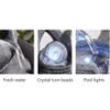 Desktop Water Fountain Mini Fountain Indoor Waterfall with Crystal Ball Feng Shui Ornaments 9.5" High Tabletop Fountain for Zen Meditation Yoga Release Stress view 4