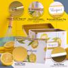 Heart & Berry Lemon Recipe Box with 24 4x6 Cards and 12 Dividers - Recipe Tin for 4 X 6 Inches Recipe Cards view 3