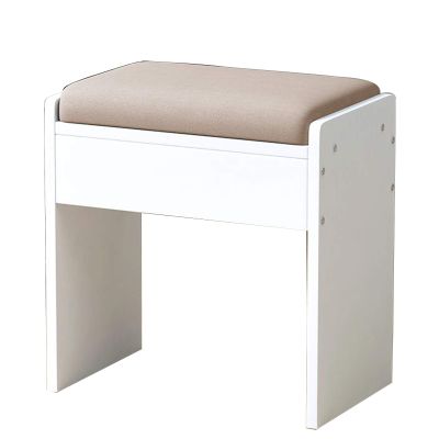 Ottoman Footrest Stool,H-Shaped Connection,Wear-Resistant Hardware,Solid Wood Ottoman Small Stool Change Shoes Bench Living Room Bedroom