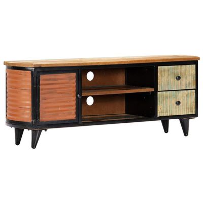 FAMIROSA TV Cabinet 47.2x11.8x17.7 Solid Reclaimed Wood