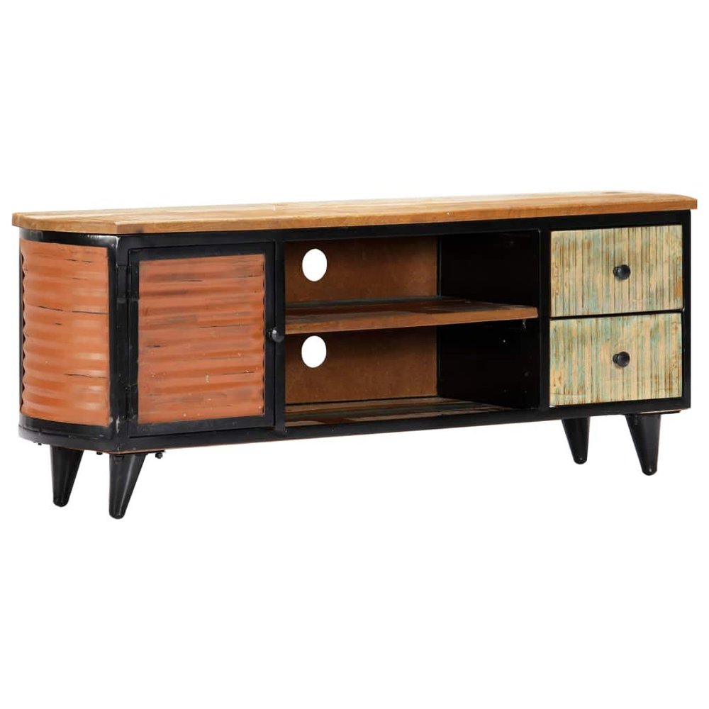 FAMIROSA TV Cabinet 47.2x11.8x17.7 Solid Reclaimed Wood