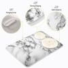 Black Grey Marble Dish Drying Mat 18x24 for Kitchen White Marble Print Dishes Pad Dish Drainer Rack Mats Absorbent Fast Dry Kitchen Accessories view 4