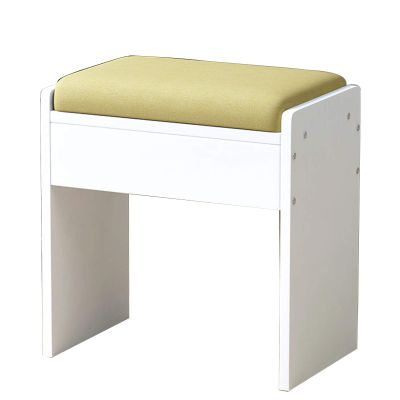 Ottoman Footrest Stool,H-Shaped Connection,Wear-Resistant Hardware,Solid Wood Ottoman Small Stool Change Shoes Bench Living Room Bedroom