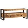 FAMIROSA Reclaimed Wood TV Stand Storage Cabinet with 2 Drawers, TV Cabinet TV Table Antique-Style 47.2x13.8x17.7 view 1