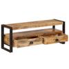 FAMIROSA Reclaimed Wood TV Stand Storage Cabinet with 2 Drawers, TV Cabinet TV Table Antique-Style 47.2x13.8x17.7 view 3