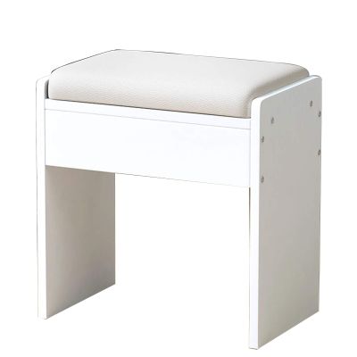 Ottoman Footrest Stool,H-Shaped Connection,Wear-Resistant Hardware,Solid Wood Ottoman Small Stool Change Shoes Bench Living Room Bedroom