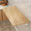 Feelme Wooden Corner Folding Computer Table, Folding Wall-Mounted Drop-Home Dining Table, Small Space Study Table Computer Table Notebook Table Children Table view 1