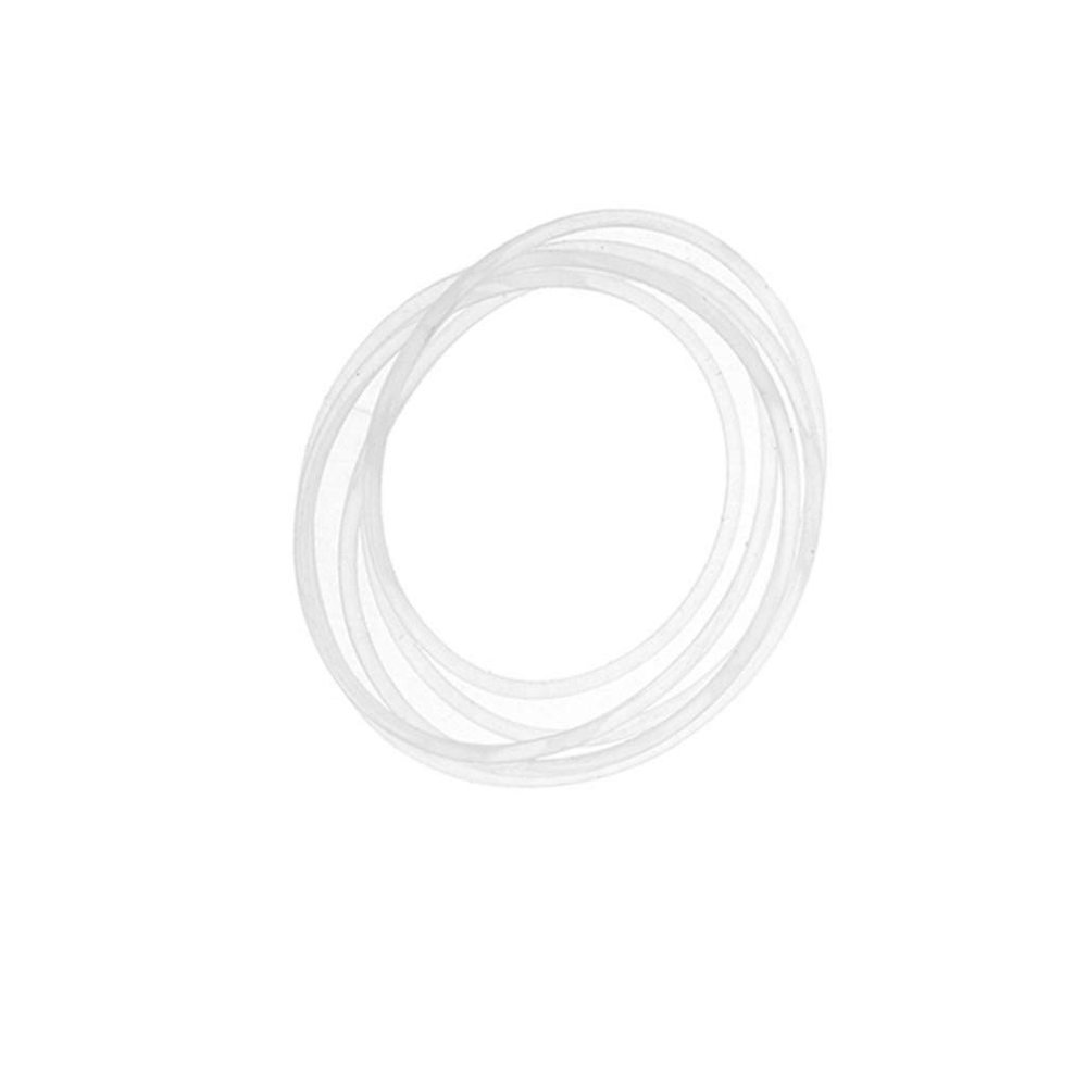 QUQUTWO 284mm Round Section Turntable Belt LP Vinyl Record Player Phonograph Accessories White