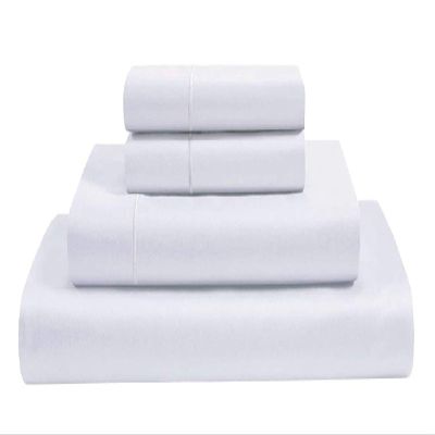 MGPS 100% Giza Egyptian Dreams Cotton, [4 PCs] 25" Extra Deep Pocket Bed Sheet Set, Giza-Cotton-My-Sheets-&-Pillow-Cases, Finest Long Staple, Soft Sateen Weave |Short Queen, White|