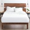Neighbourhood Home My-100%-Certified-Giza-Cotton-Pillow-Sheet, Giza Egyptian Sheet Set RV King Size, Soft Sateen Weave, Breathable Fabric, Fits Upto 10-Inch Deep Pocket - RV King, White view 1