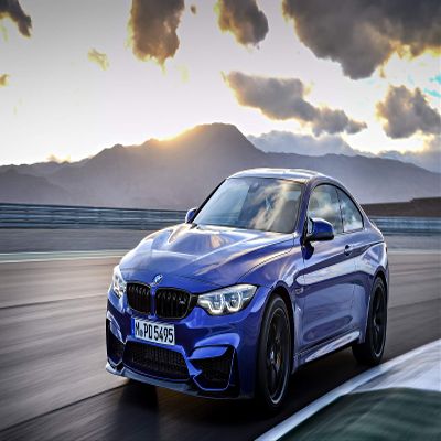 Iconic Arts Supercar Laminated 24x36 Poster: BMW M4 CS Shanghai Auto Show Luxury Car