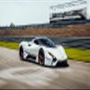 Iconic Arts Supercar Laminated 24x36 Poster: SSC Tuatara Luxury Car Track Day view 1