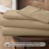 My-100%-Certified-Giza-Cotton-Pillow-Sheet, Giza Egyptian Sheet Set Split Flex Top King Size, Soft Sateen Weave, Breathable Fabric, Fits Upto 15-Inch Deep Pocket - Split Head King, Taupe view 2
