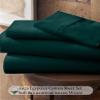 My-100%-Certified-Giza-Cotton-Pillow-Sheet, Giza Egyptian Sheet Set Split King Size Size, Soft Sateen Weave, Breathable Fabric, Fits Upto 15-Inch Deep Pocket - Split King Size, Teal Blue view 2