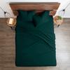 My-100%-Certified-Giza-Cotton-Pillow-Sheet, Giza Egyptian Sheet Set Split King Size Size, Soft Sateen Weave, Breathable Fabric, Fits Upto 15-Inch Deep Pocket - Split King Size, Teal Blue view 3