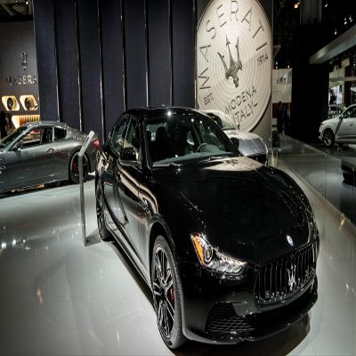 Iconic Arts Supercar 24x36 Laminated Poster: Maserati Ghibli Nerissimo New York Auto Show