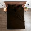 My-100%-Certified-Giza-Cotton-Pillow-Sheet, Giza Egyptian Sheet Set Split Flex Top King Size, Soft Sateen Weave, Breathable Fabric, Fits Upto 12-Inch Deep Pocket - Split Head King, Chocolate view 3