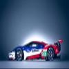 Iconic Arts Supercar Laminated 24x36 Poster: Ford GT Hours of Le Mans Muscle Car view 1