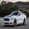 Iconic Arts Supercar Laminated 24x36 Poster: Ford Mustang Apollo Edition Muscle Car view 1