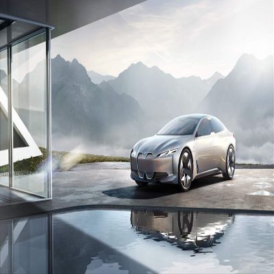Iconic Arts Supercar Laminated 24x36 Poster: BMW iVision Dynamics Luxury Car