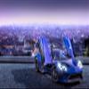 Iconic Arts Supercar Laminated 24x36 Poster: Ford GT Concept Blue Muscle Car view 1