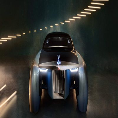Iconic Arts Supercar Laminated 24x36 Poster: Rolls Royce Vision Next 100 Future Luxury Car
