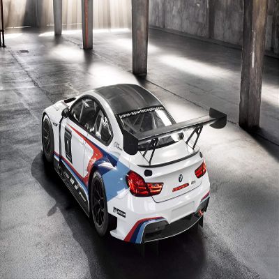 Iconic Arts Supercar Laminated 24x36 Poster: BMW M6 GT-3 Frankfurt Auto Show Luxury Car