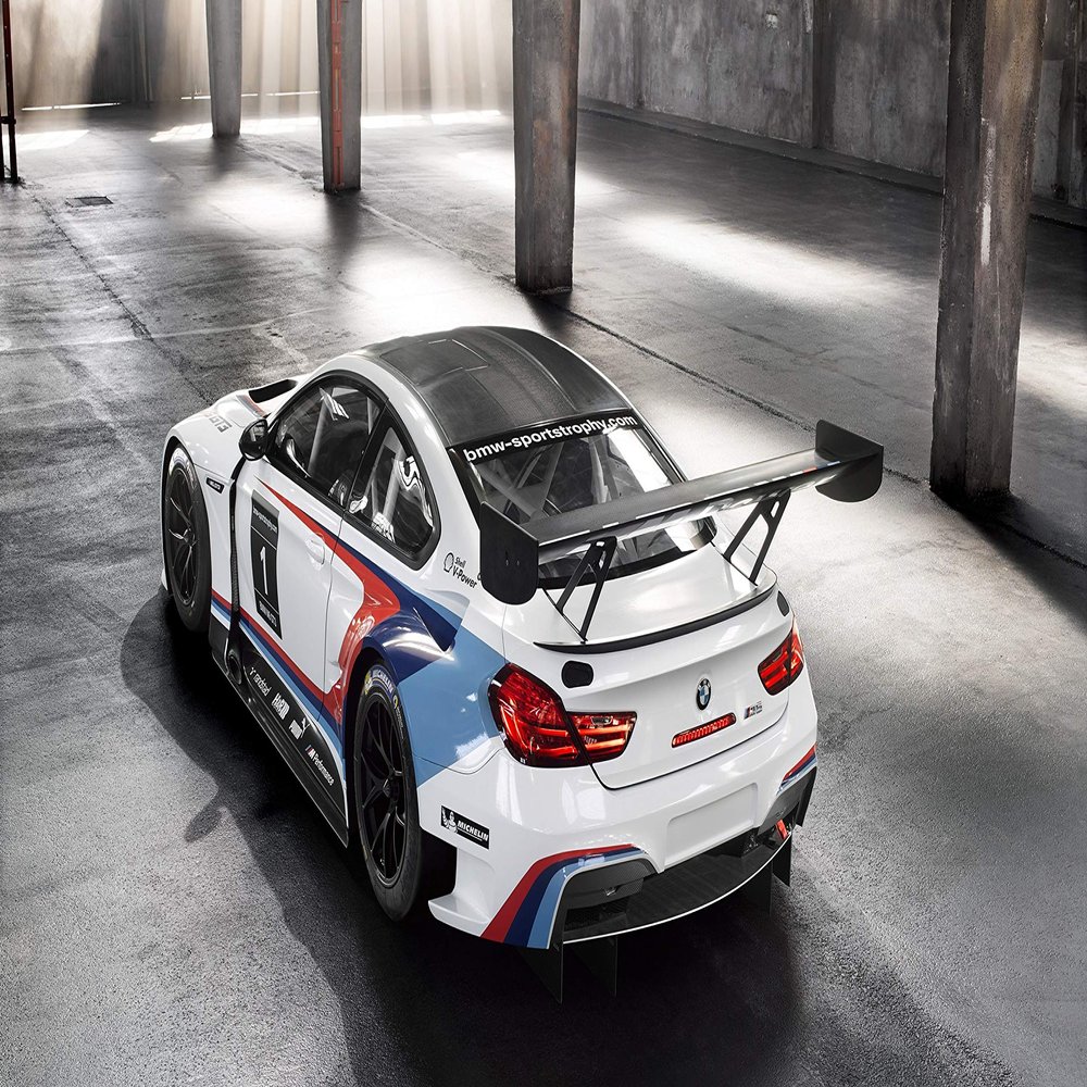 Iconic Arts Supercar Laminated 24x36 Poster: BMW M6 GT-3 Frankfurt Auto Show Luxury Car
