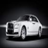 Iconic Arts Supercar Laminated 24x36 Poster: Rolls Royce Ghost Eternal Love White Luxury Car view 1