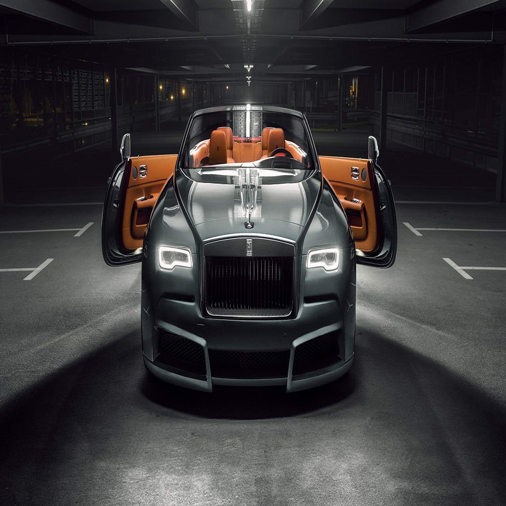 Iconic Arts Supercar Laminated 24x36 Poster: Rolls Royce Dawn Overdose Luxury Car