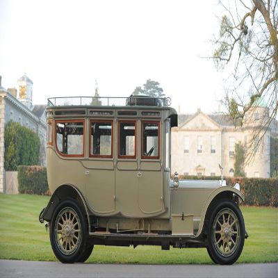 Iconic Arts Supercar Laminated 24x36 Poster: Rolls Royce Silver Ghost Retro Luxury Car