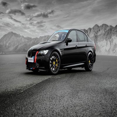 Iconic Arts Supercar Laminated 24x36 Poster: BMW M3 E90 Luxury Car
