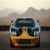 Iconic Arts Supercar Laminated 24x36 Poster: Ford GT-40 Le Mans Race Muscle Car view 1