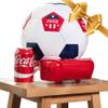 Coca Cola Mini Fridge - 5 Can Refrigerator for Bedroom Office, Portable Table Top Beverage Cooler, 12V 110V Refrigerador For Drink, Soda, Wine, Use In Car, Dorm, Outdoor view 1