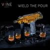 Gifts for Men Dad, Uzi Gun Whiskey Decanter Set-Limited Edition, Liquor Decanter with Bullet Shot Glass, Cool Anniversary Birthday Gift for Him Husband, Military Present for Home Bar Drinking view 3