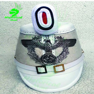 KEW HANDICRAFTS Parussian Shako Helmet for Officer Ranks of the Jagerbatallion Tschako helmet-D9