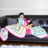 Disney Princess Kids Bedding Super Soft Plush Micro Raschel Blanket, 62 in x 90 in, "Official" Disney Product By Franco view 2