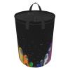 AKA personality Am-Ong U-S Laundry Basket, Laundry Hampers Lightweight Durable Drawstring Waterproof Round Storage Basket,Bathroom/Home Decor/Baby Hamper/Boxes/Baby Clothing view 3