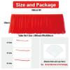 108inch Red Tulle Table Skirt for Rectangle Tables 4/6/8ft, 2-Layer Ruffle Tulle Tutu Red Cloth Table Desk Skirts 9ft for Chrismas Birthday Party Baby Shower Cake Dessert Tables(No Top Cover) view 4