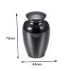 Human Ashes Caskets, Funeral Memorial Urn Ashes Blank Pet Dog Cat Cremation Urns Metal Keepsake Caskets Jewelry 45x70mm view 2