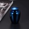 Human Ashes Caskets, Funeral Memorial Urn Ashes Blank Pet Dog Cat Cremation Urns Metal Keepsake Caskets Jewelry 45x70mm view 4